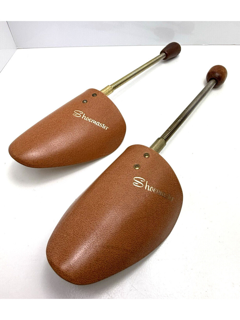 Vtg Dasco Shoemaster Brown Metal 13"L Shoe Stretchers Made In England 9-11